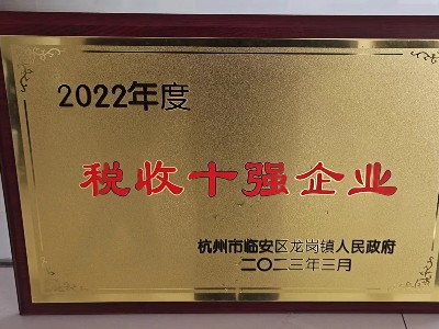 2022年稅收十強企業(yè)